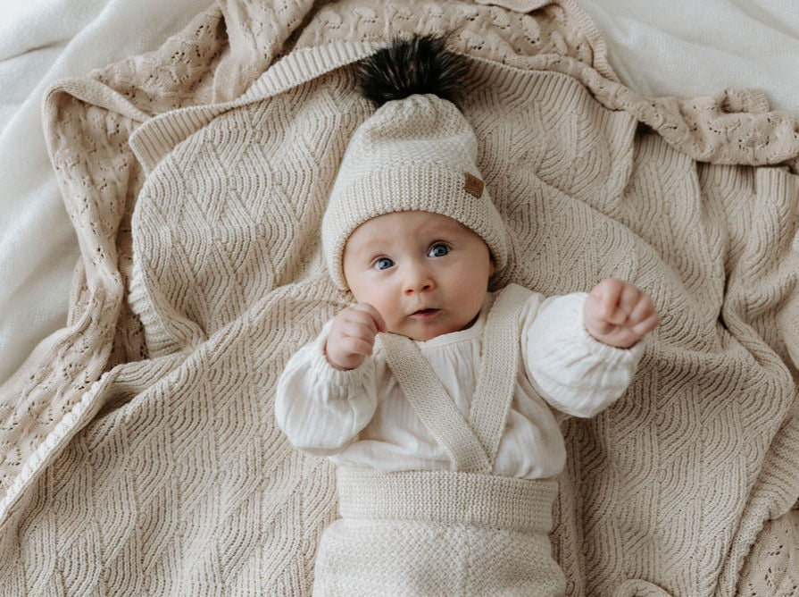 Woven Basket Beanie